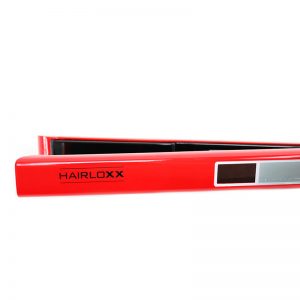 Hairloxx stijltang rood titanium platen